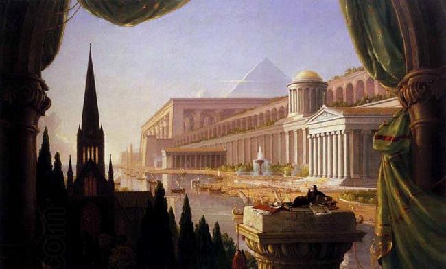 Thomas Cole The Architect-s Dream oil painting picture
